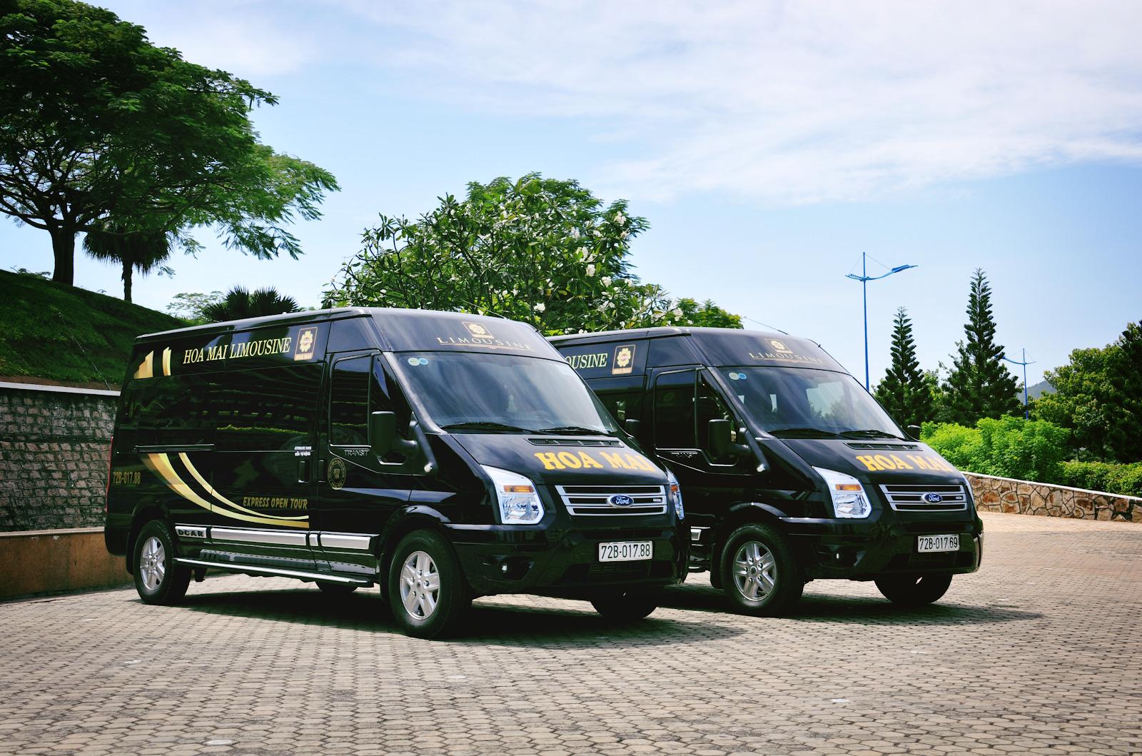 Nhà xe Hoa Mai cung cấp dòng Limousine 9 chỗ cho hành khách đi Vũng Tàu (Nguồn: Internet)